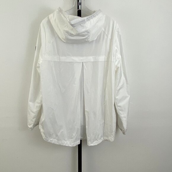 Tommy Hilfiger White Windbreaker w/Pleated… - Picture 5 of 11